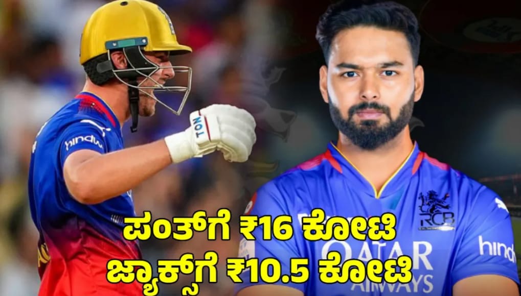 RCB: ರಿಷಬ್ ಪಂತ್ಗೆ ₹16 ಕೋಟಿ, ವಿಲ್ ಜ್ಯಾಕ್ಸ್ಗೆ ₹10.5 ಕೋಟಿ; ಆರ್ಸಿಬಿ ಸೇರಿದ್ಯಾರು