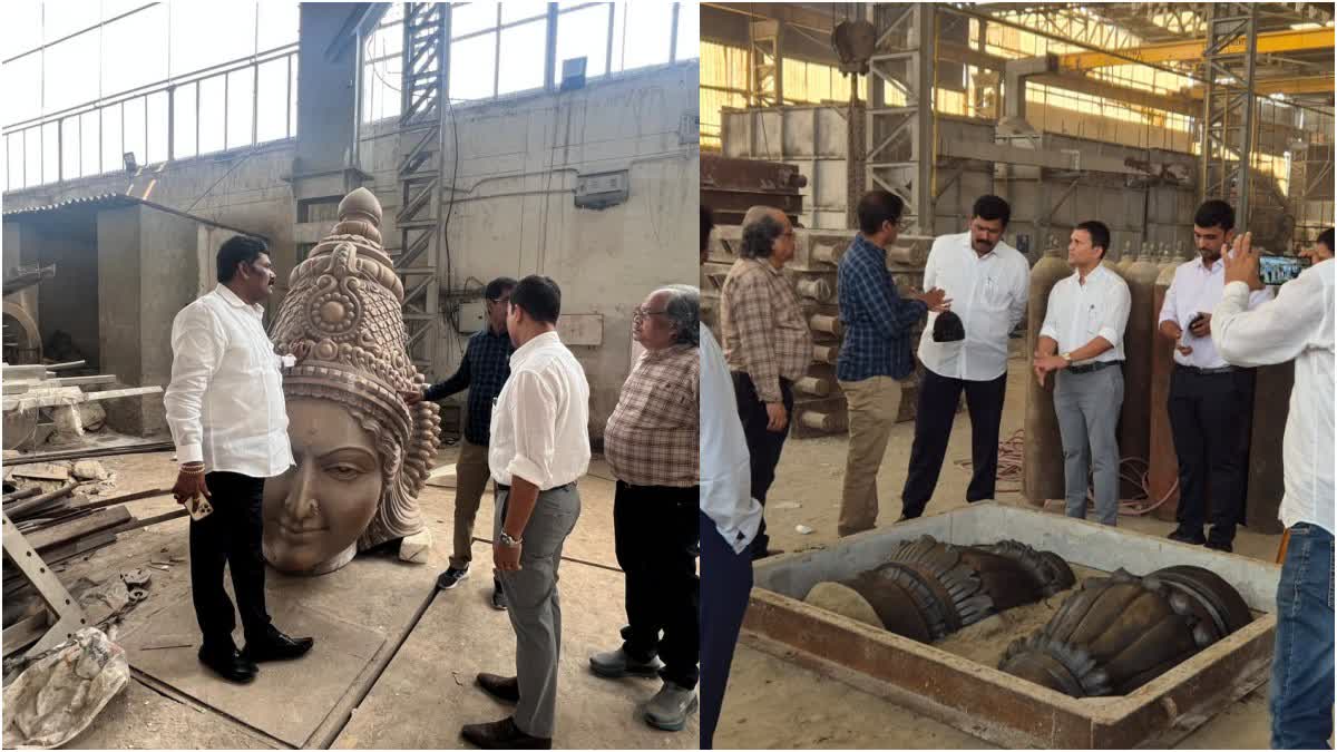 ಬೆಂಗಳೂರು || ವಿಧಾನಸೌಧದ ಆವರಣದಲ್ಲಿಂದು ಭುವನೇಶ್ವರಿಯ ಕಂಚಿನ ಪ್ರತಿಮೆ ಅನಾವರಣ