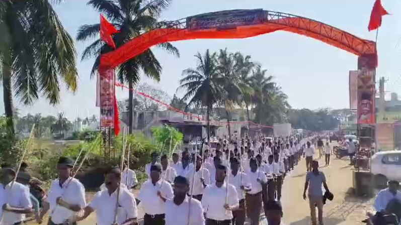 ಕೋಲಾರ || ಕೋರ್ಟ್ ಅನುಮತಿ ಬಳಿಕ ಆರ್‌ಎಸ್‌ಎಸ್ ಬೃಹತ್ ಪಥ ಸಂಚಲನ