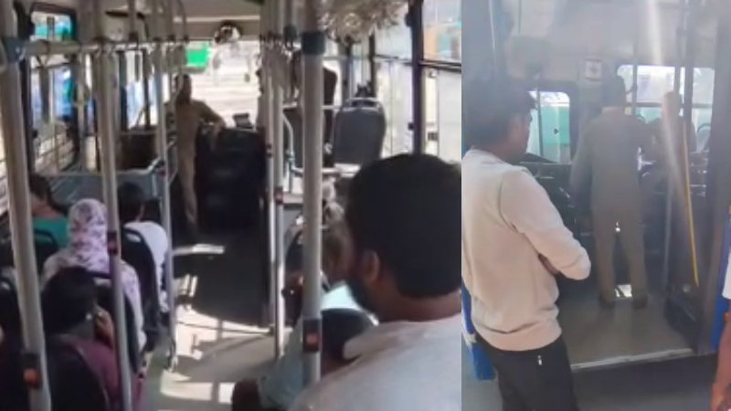 ಬೆಂಗಳೂರು || BMTC ಡ್ರೈವರ್, ಕಂಡಕ್ಟರ್ ಫೈಟ್ : ಬೇರೆ ಬಸ್ಸು ಹತ್ತಿದ ಪ್ರಯಾಣಿಕರು