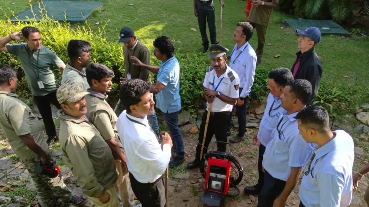 ಮೈಸೂರು || ಇನ್ಫೋಸಿಸ್ ಕ್ಯಾಂಪಸ್ನಲ್ಲಿ ಮುಂದುವರೆದ ಚಿರತೆ ಸೆರೆ ಕಾರ್ಯಾಚರಣೆ : ಐದನೇ ದಿನಕ್ಕೆ