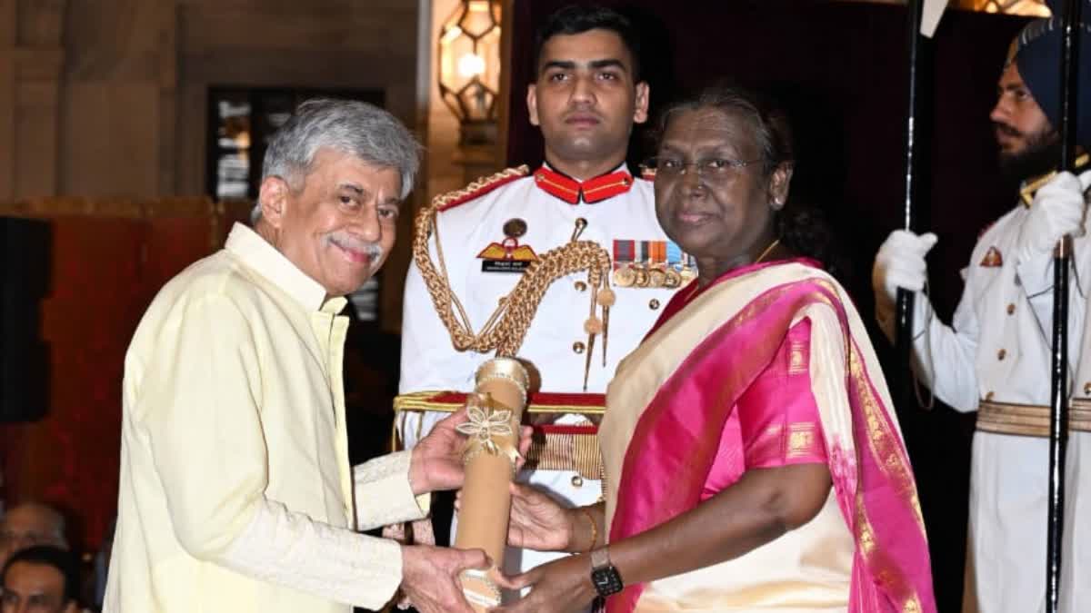 Padma Bhushan ಪ್ರಶಸ್ತಿ ಸ್ವೀಕರಿಸಿದ Anant Nag : 5 ದಶಕಗಳ ಕಲಾಸೇವೆಗೆ ಸಂದ ಗೌರವ