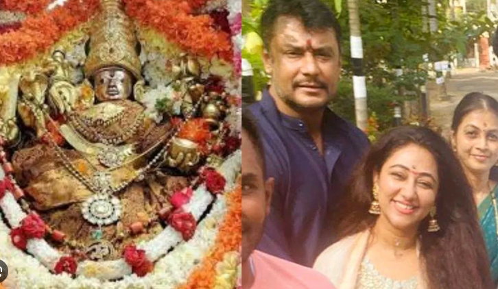 ಮೈಸೂರು || ಪತ್ನಿಯೊಂದಿಗೆ Chamundeshwari ತಾಯಿ ದರ್ಶನ ಪಡೆದ ನಟ ದರ್ಶನ್..!