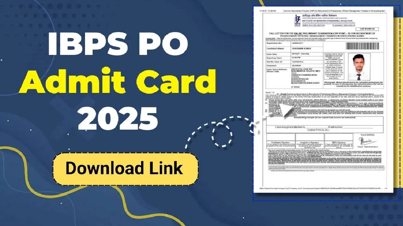 IBPS PO ಪೂರ್ವಭಾವಿ ಪರೀಕ್ಷೆಯ ಪ್ರವೇಶ ಪತ್ರ ಬಿಡುಗಡೆ; ಪರೀಕ್ಷೆಯ ನಿಯಮಗಳು ಯಾವುವು?