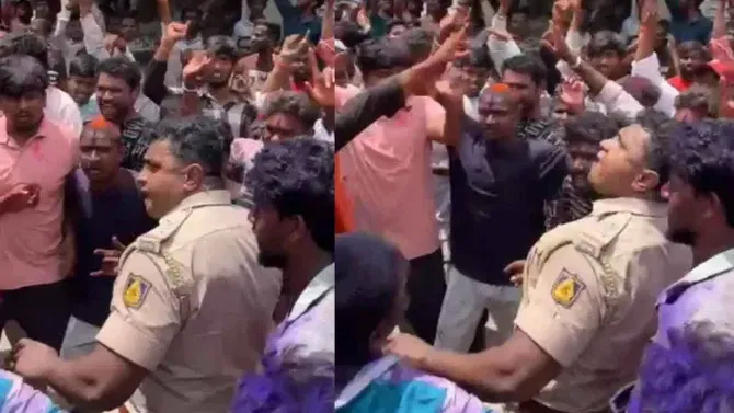 ಗಣೇಶ ವಿಸರ್ಜನೆ DJ ದುಗ್ಡುಗಿಯಲ್ಲಿ PSI ಸಖತ್ ಡ್ಯಾನ್ಸ್! ಯುವಕರ ಜೊತೆ ಲೆವೆಲ್ ಎನರ್ಜಿ.