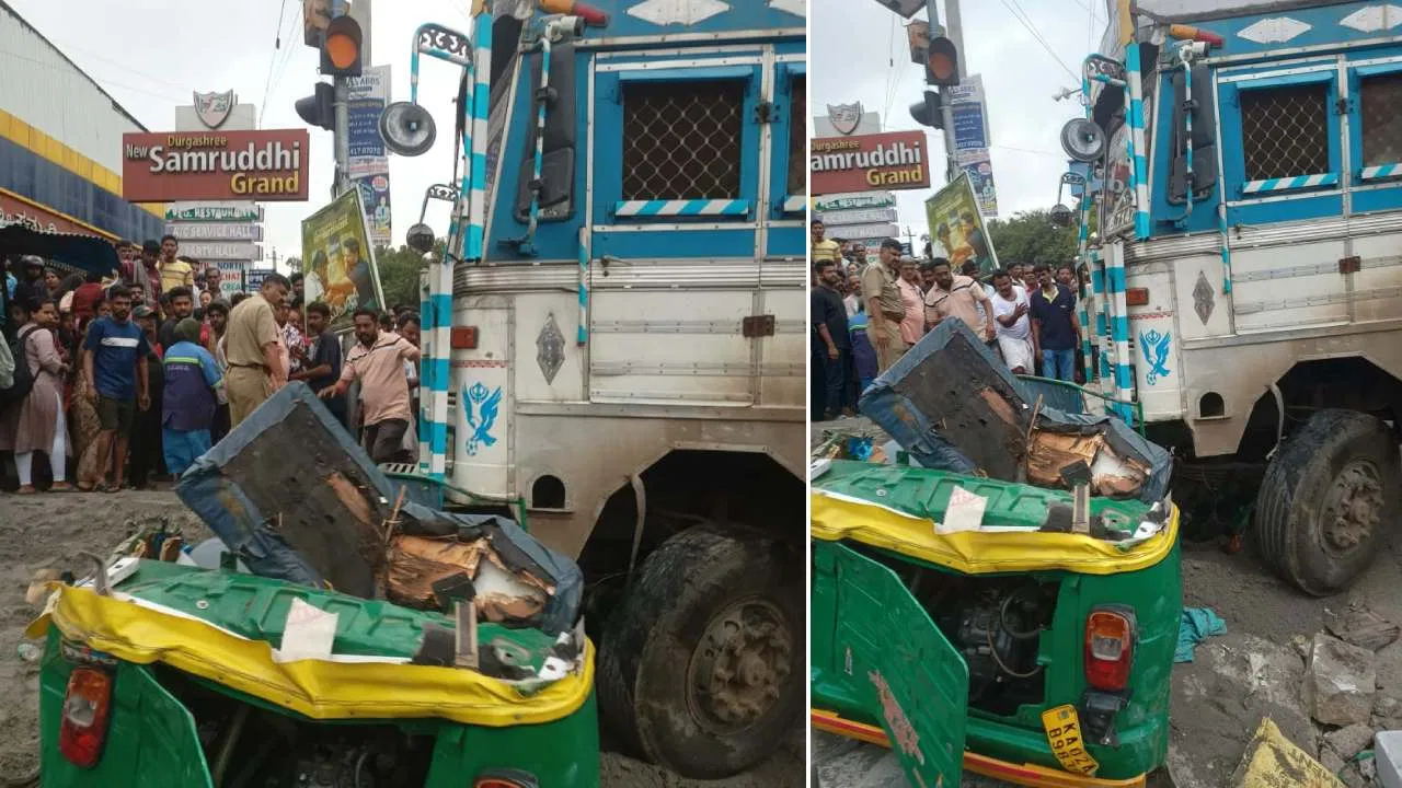 ಕ್ಯಾಂಟರ್ ಡಿಕ್ಕಿಯಲ್ಲಿ ಇಬ್ಬರು ಸಾ*ಗೀಡಾಗಿದ್ದು, ಗರ್ಭಿಣಿ ಅದೃಷ್ಟವಶಾತ್ ಪಾರಾಗಿದ್ದಾರೆ.