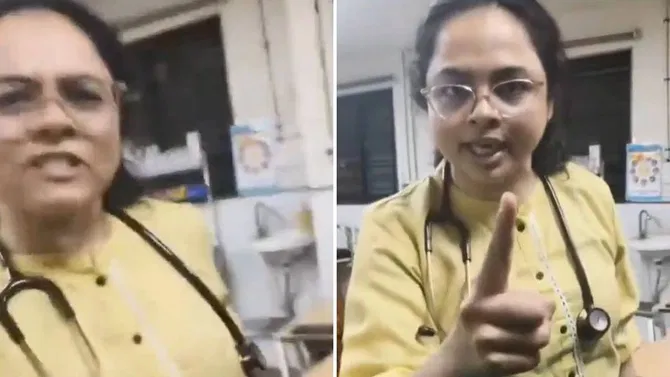 ಟ್ರೀಟ್ಮೆಂಟ್ ಕೊಡಲ್ಲ ಏನ್ ಮಾಡ್ಕೋತೀರೋ ಮಾಡ್ಕೊಳಿ ಎಂದು ರೋಗಿಯ ತಂದೆಯ ಕಪಾಳಕ್ಕೆ ಬಾರಿಸಿದ ವೈದ್ಯೆ.