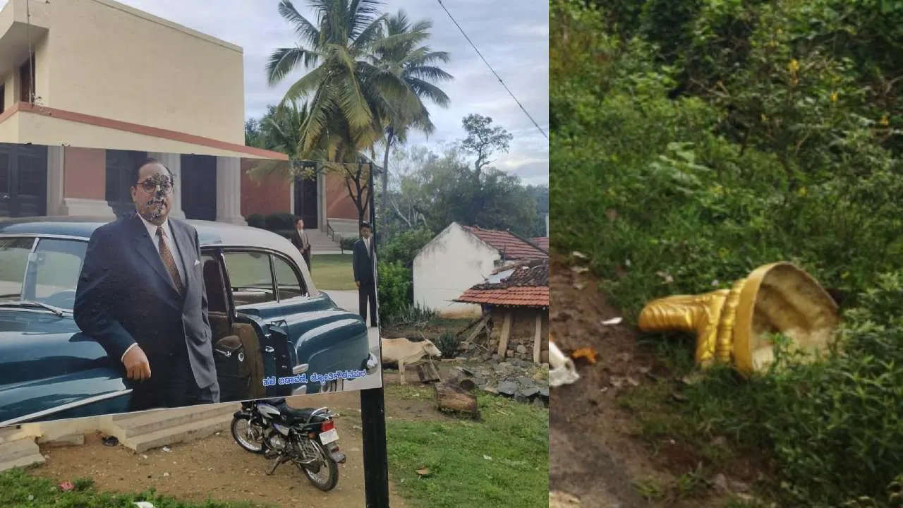 ಚಾಮರಾಜನಗರದಲ್ಲಿ ಅಂಬೇಡ್ಕರ್ ಭಾವಚಿತ್ರ ಹರಿದು, ಬುದ್ಧನ ಪ್ರತಿಮೆ ಧ್ವಂಸ: ‘ಪೆಂಡಾಲ್ ಮಂಜ’ ಅರೆಸ್ಟ್!