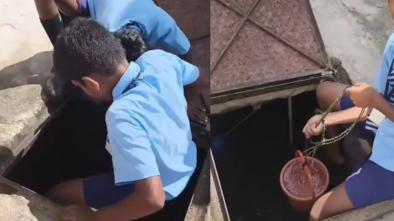 CM ಸಿದ್ದರಾಮಯ್ಯ ತವರಿನಲ್ಲಿ ವಿವಾದ: ಮಕ್ಕಳ ಕೈಯಲ್ಲಿ ಸಂಪ್ ನೀರು ಸೇದಿಸಿ ಶೌಚಾಲಯ ಸ್ವಚ್ಛಗೊಳಿಸಿದ ಶಿಕ್ಷಕರು!