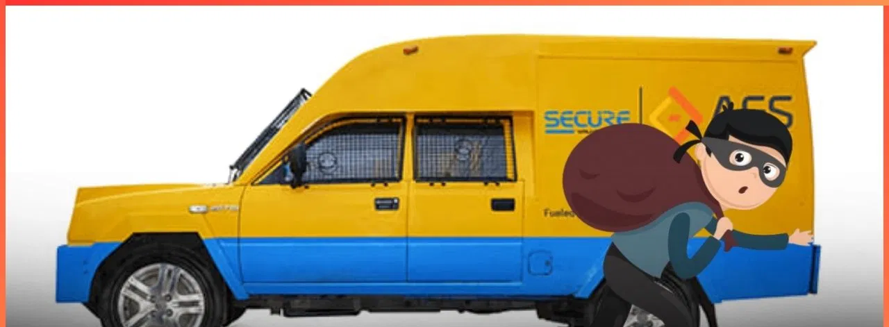 ಹಾಡಹಗಲೇ ATM ವಾಹನ ಹೈಜಾಕ್, 7.11 ಕೋಟಿ ರೂ. ದರೋಡೆ.