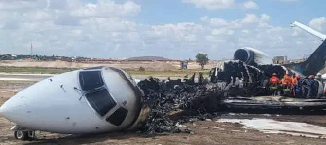 "ಕಾಂಗೋದಲ್ಲಿ ಭೀಕರ ಅನಾಹುತ ತಪ್ಪಿದ ಕ್ಷಣ: ಸಚಿವರಿದ್ದ ಚಾರ್ಟರ್ಡ್ ಜೆಟ್ ರನ್ವೇಯಲ್ಲಿ ಬೆ*ಕಿಗೆ ಆಹುತಿ".