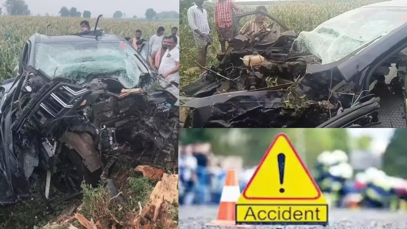 ಆಂಧ್ರದಲ್ಲಿ ಕಾರು ಭೀಕರ ಡಿಕ್ಕಿ: ಕೋಲಾರದ ಐವರು ಸ್ಥಳದಲ್ಲೇ ದುರ್ಮರಣ.
