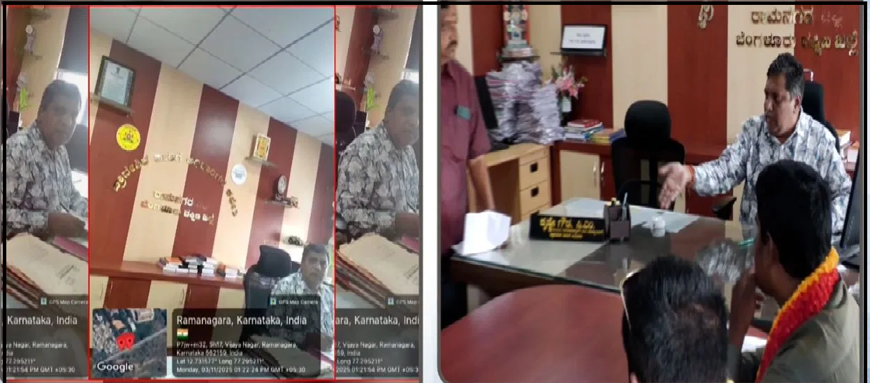 ರಾಮನಗರ RTO ಅಧಿಕಾರಿ ವಿರುದ್ಧ ಲಂಚದ ಆರೋಪ – 1000 ರೂ ಬೇಡಿಕೆ.!
