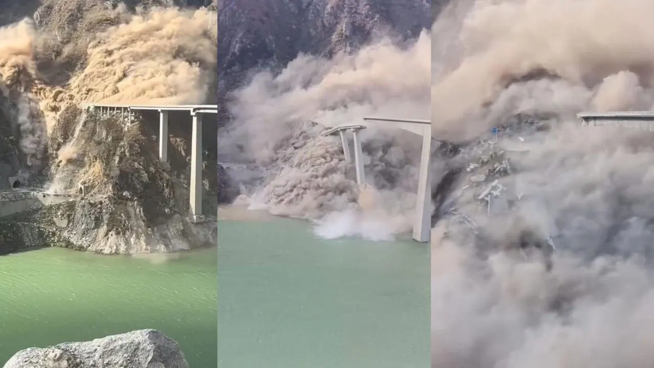 ಉದ್ಘಾಟನೆಗೊಂಡ ಕೆಲ ತಿಂಗಳಲ್ಲೇ ಕುಸಿದೇ ಬಿಡ್ತು ಚೀನಾದ ಬೃಹತ್ ಹಾಂಗ್‌ಕ್ವಿ ಸೇತುವೆ.