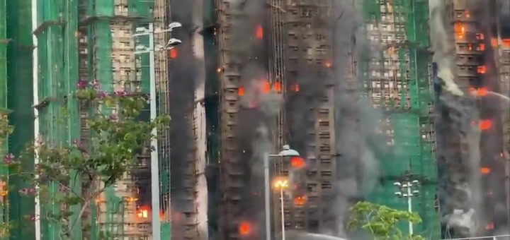 ಹಾಂಗ್‌ಕಾಂಗ್ ದುರಂತ: ಅಪಾರ್ಟ್ಮೆಂಟ್ ಬೆಂಕಿಯಲ್ಲಿ 55 ಸಾ*ವು.