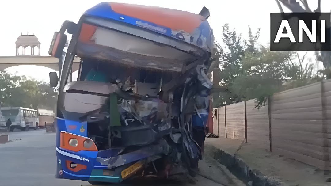 ಜೈಪುರ್–ಬಿಕಾನೇರ್ ಹೆದ್ದಾರಿಯಲ್ಲಿ ಬಸ್–ಟ್ರಕ್ ಡಿ*ಕ್ಕಿ.