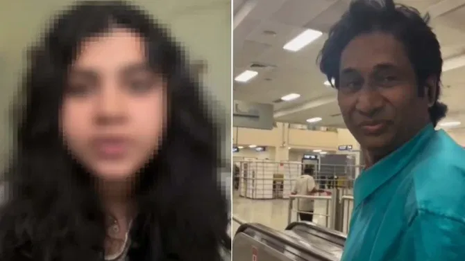 ಮೆಟ್ರೋದಲ್ಲಿ ಅಸಭ್ಯ ವರ್ತನೆ.