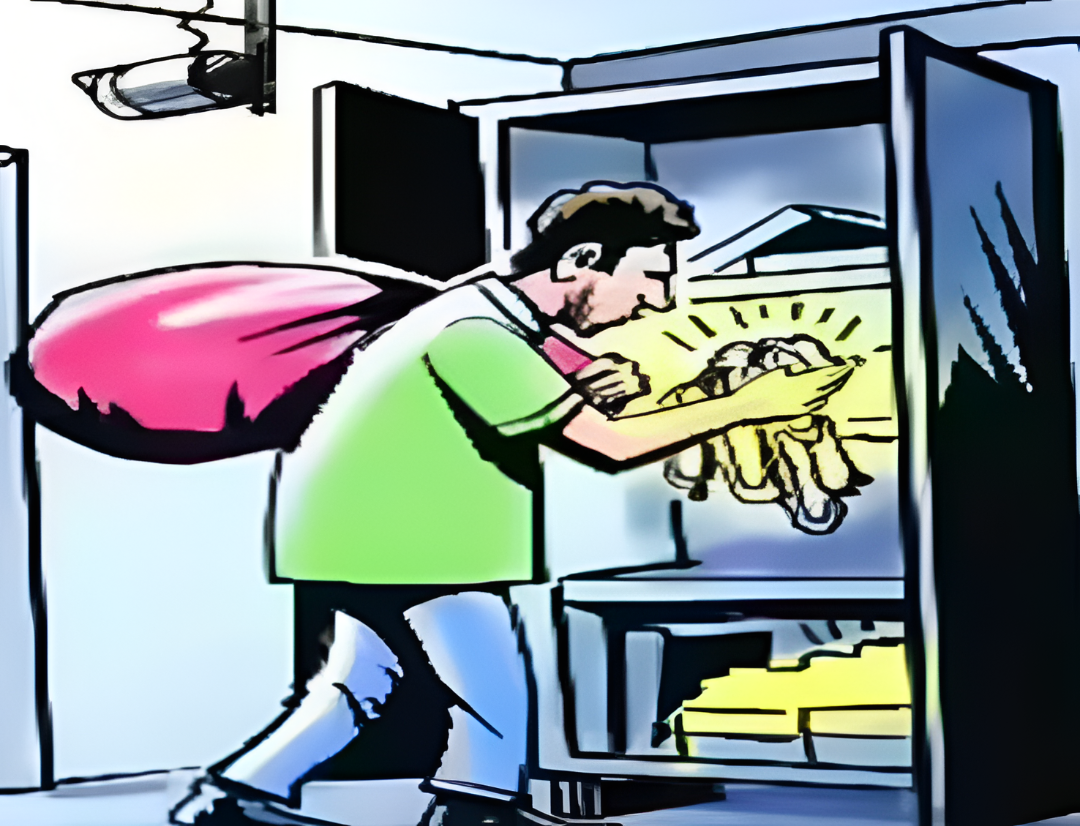 ಜ್ಯುವೆಲ್ಲರಿ ಅಂಗಡಿಗೆ ಕನ್ನ, 140 ಕೆಜಿ ಬೆಳ್ಳಿ ಕಳವು.