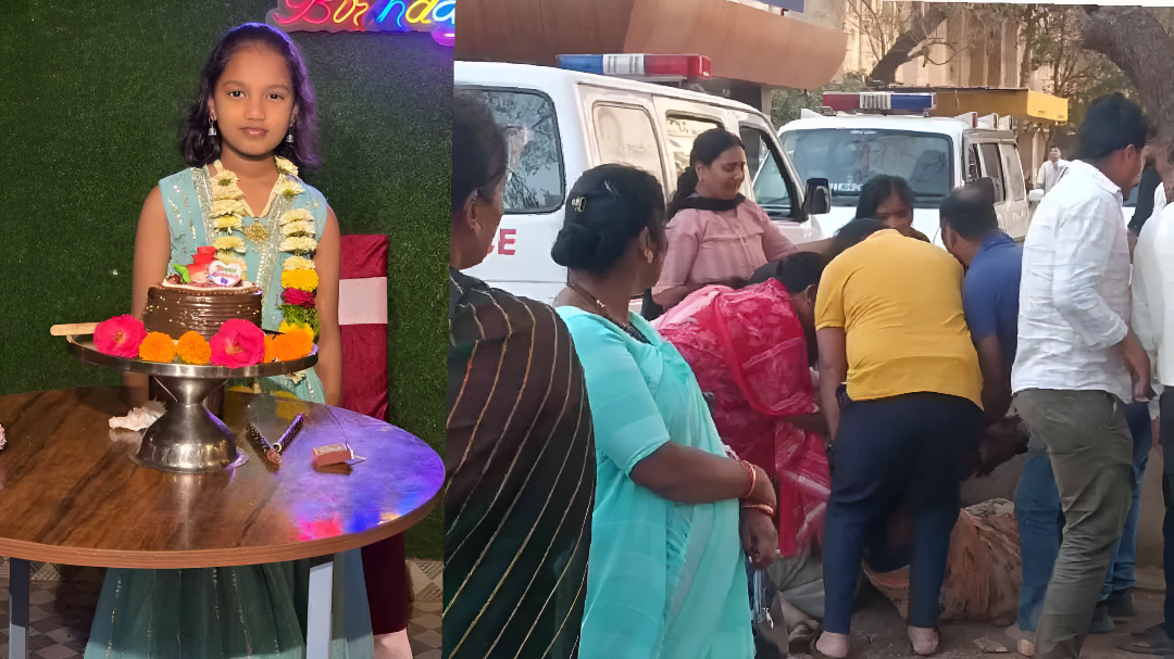 ಶಾಲಾ ಬಸ್ ಹಿಂಬದಿ ಚಕ್ರದಲ್ಲಿ 8 ವರ್ಷದ ಬಾಲಕಿ ಮ*ರಣ