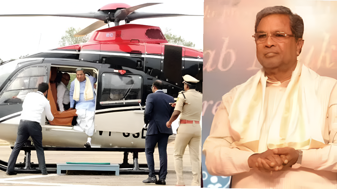 CM ಸಿದ್ದರಾಮಯ್ಯ ಹೆಲಿಕಾಪ್ಟರ್‌ನಲ್ಲಿ ತಾಂತ್ರಿಕ ದೋಷ.