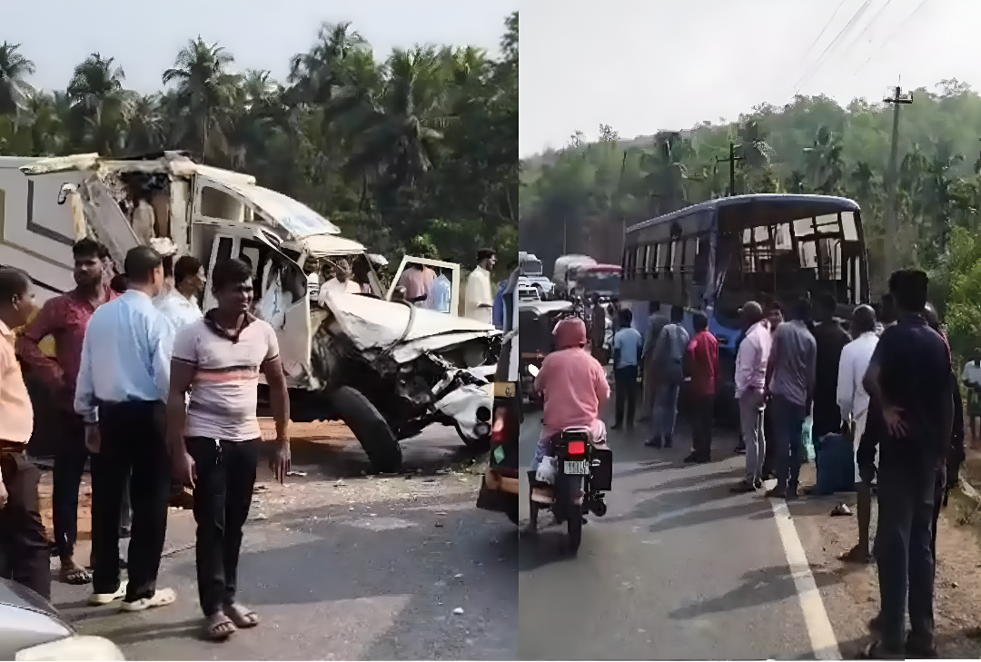 ಕುಮಟಾ ಬಳಿ KSRTC ಬಸ್, ಬೊಲೆರೋ ಮುಖಾಮುಖಿ ಡಿಕ್ಕಿ.!