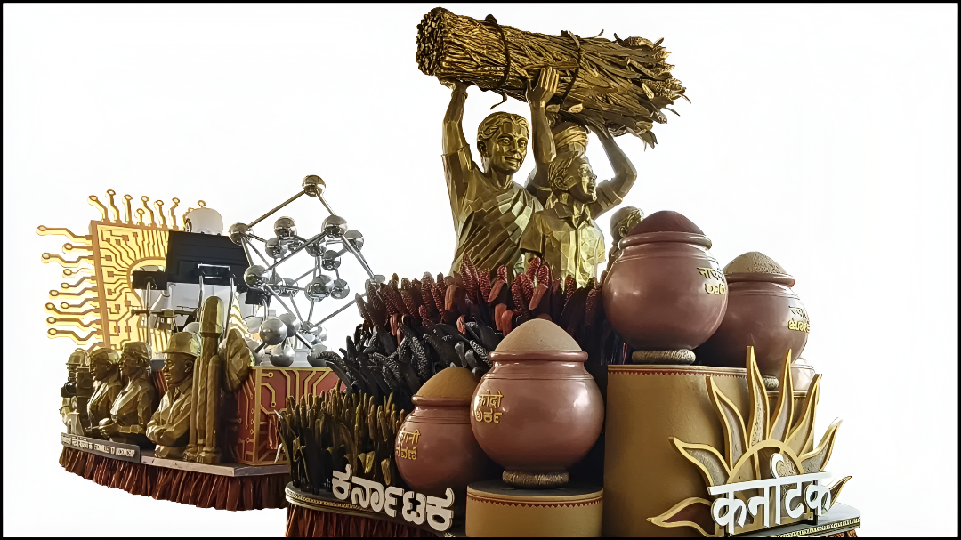 ಮಿಲ್ಲೆಟ್ ಟು ಮೈಕ್ರೋಚಿಪ್: ಕರ್ನಾಟಕ ಸ್ತಬ್ಧಚಿತ್ರ ಗಣರಾಜ್ಯೋತ್ಸವ ಪೆರೇಡ್​​​.