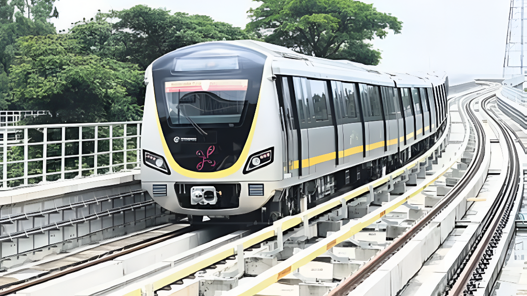 ಯೆಲ್ಲೋ ಲೈನ್‌ಗೆ 7ನೇ ಮೆಟ್ರೋ ರೈಲು ಸೇರ್ಪಡೆ.