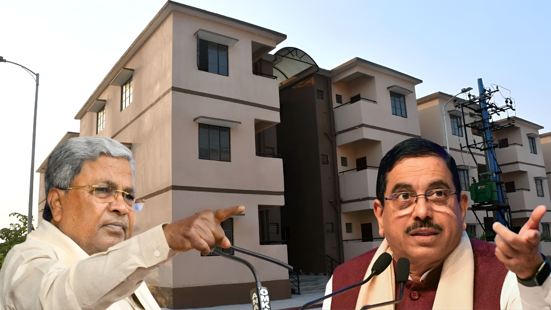 ಹುಬ್ಬಳ್ಳಿ ಮನೆ ಹಂಚಿಕೆ ವಿವಾದ.