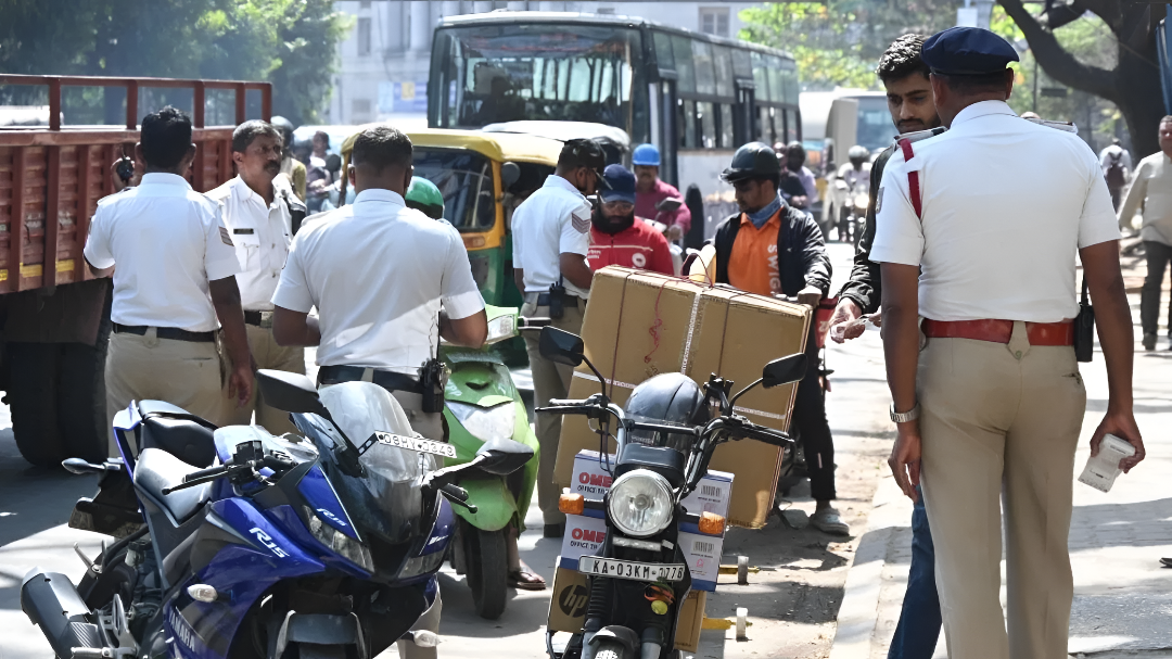 ಬೆಂಗಳೂರು ಸಂಚಾರ ನಿಯಮ ಉಲ್ಲಂಘನೆ ಭಾರೀ ಏರಿಕೆ.