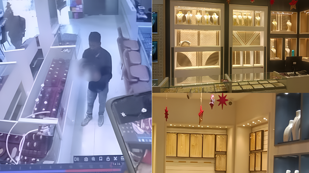 ಹುಣಸೂರು ಚಿನ್ನದಂಗಡಿ ದರೋಡೆ ಪ್ರಕರಣ.