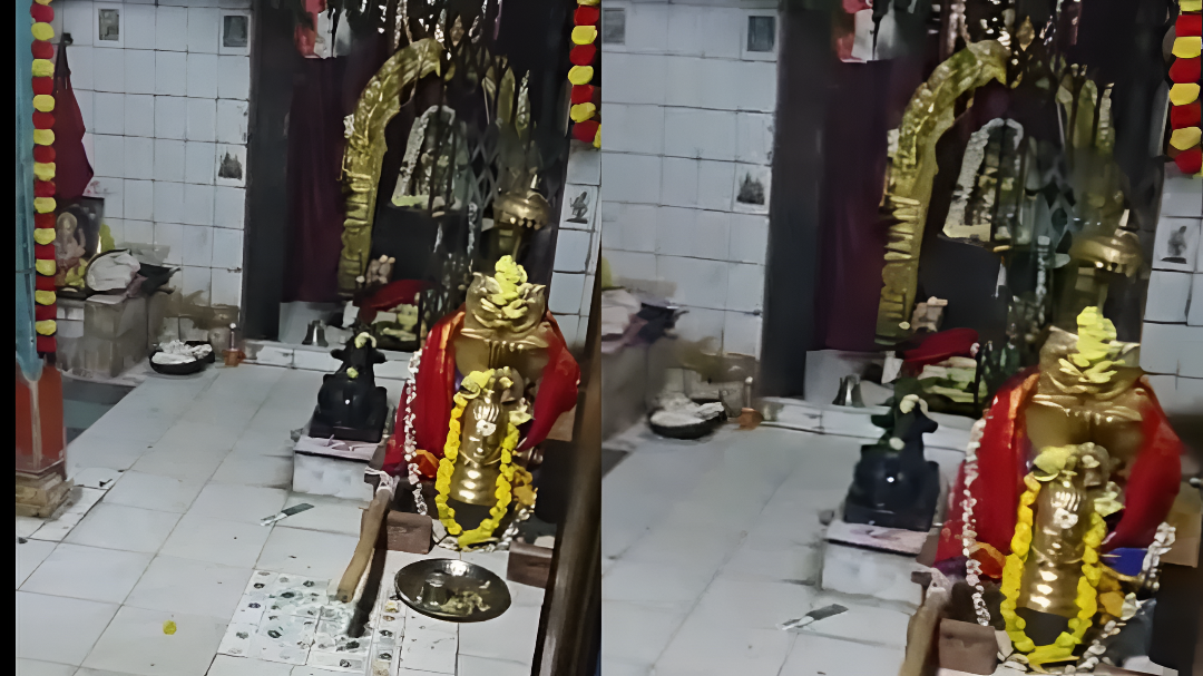 ಮಹಾಬಲೇಶ್ವರ ದೇವಾಲಯದಲ್ಲಿ ಕಳ್ಳತನ.