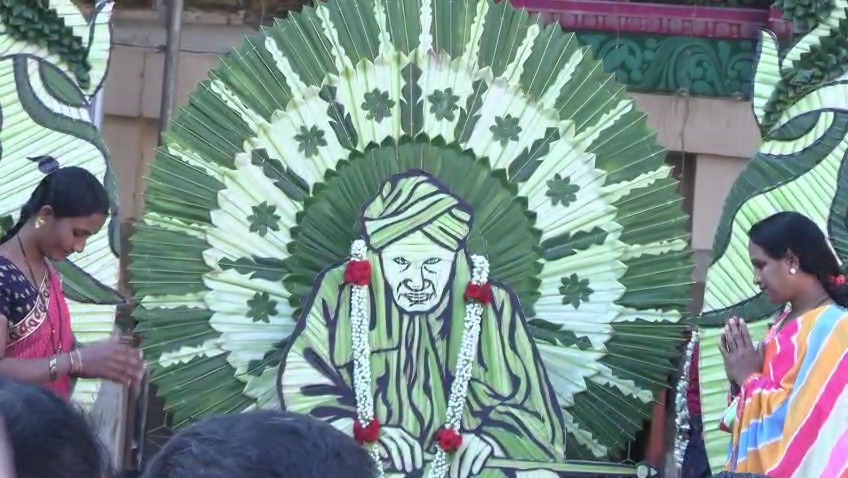 ತೆಂಗಿನಗರಿಯಲ್ಲಿ ಕಂಗೊಳಿಸಿದ ಶಿವಕುಮಾರ ಶ್ರೀಗಳು.