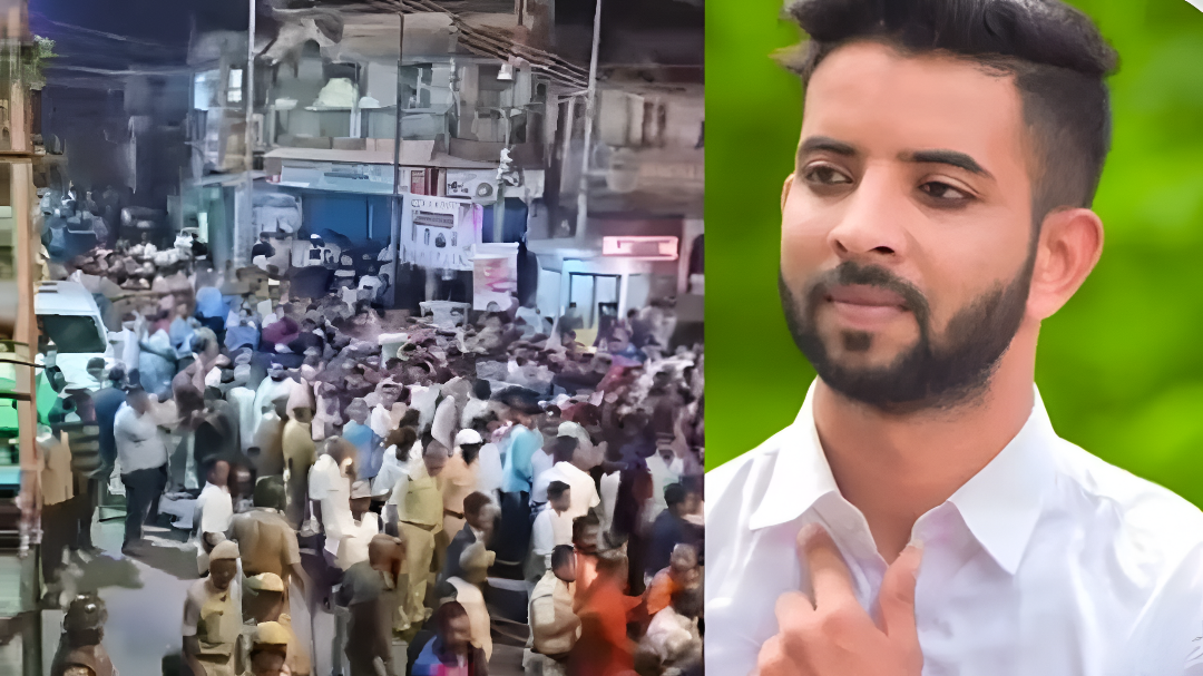 ಶಿವಾಜಿ ಭಾವಚಿತ್ರ ಮೆರವಣಿಗೆ: ಕಲ್ಲು-ಚಪ್ಪಲಿ ತೂರಾಟದಲ್ಲಿ 8 ಬಂಧನ.