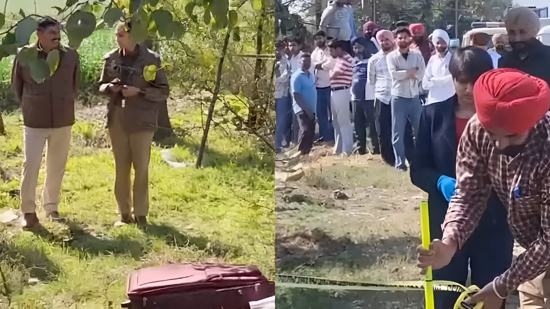 ಹೈವೇ ಪಕ್ಕ ಸೂಟ್ಕೇಸ್ನಲ್ಲಿ ಅರೆಬೆಂದ ಶವ.