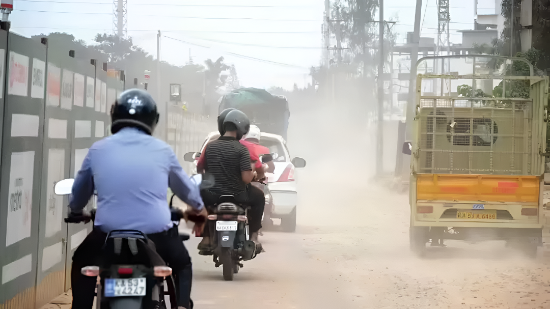ಬೆಂಗಳೂರುದಲ್ಲಿ AQI ಮತ್ತೆ ಏರಿಕೆ.