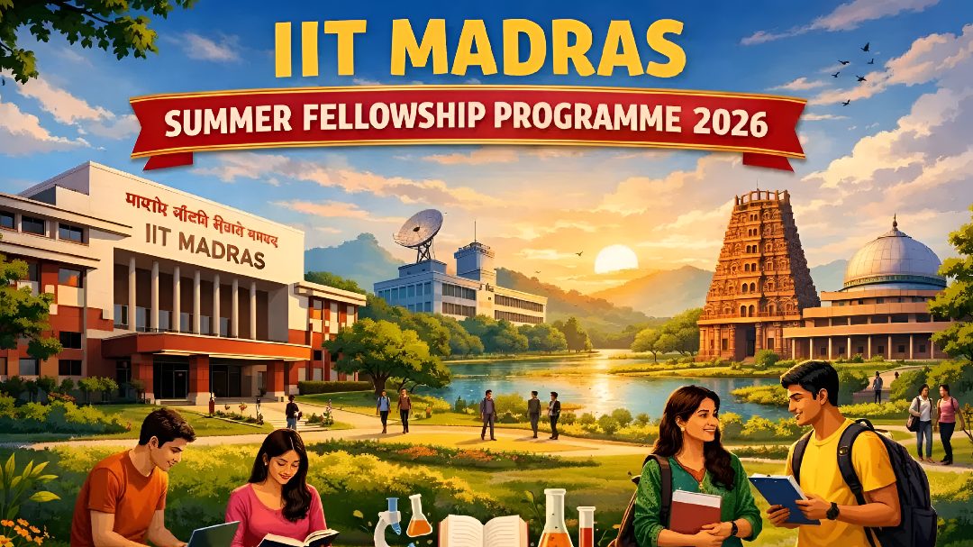 IIT ಮದ್ರಾಸ್ ಸಮ್ಮರ್ ಇಂಟರ್ನ್‌ಶಿಪ್ ಘೋಷಣೆ.