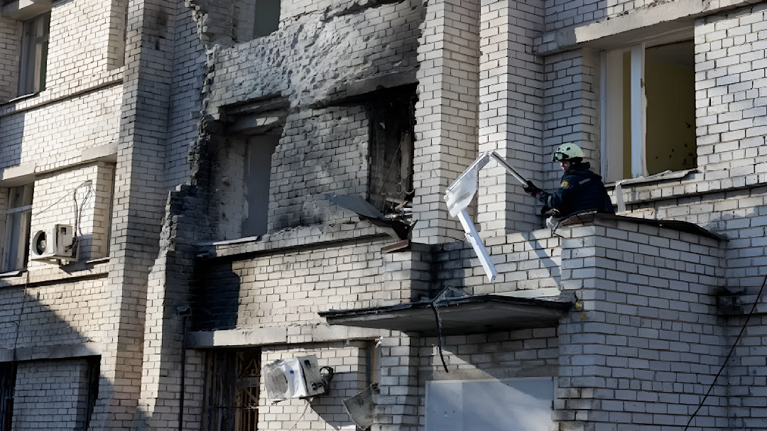 ಉಕ್ರೇನ್‌ನಲ್ಲಿ ಭೀಕರ ಡ್ರೋನ್ ದಾಳಿ.