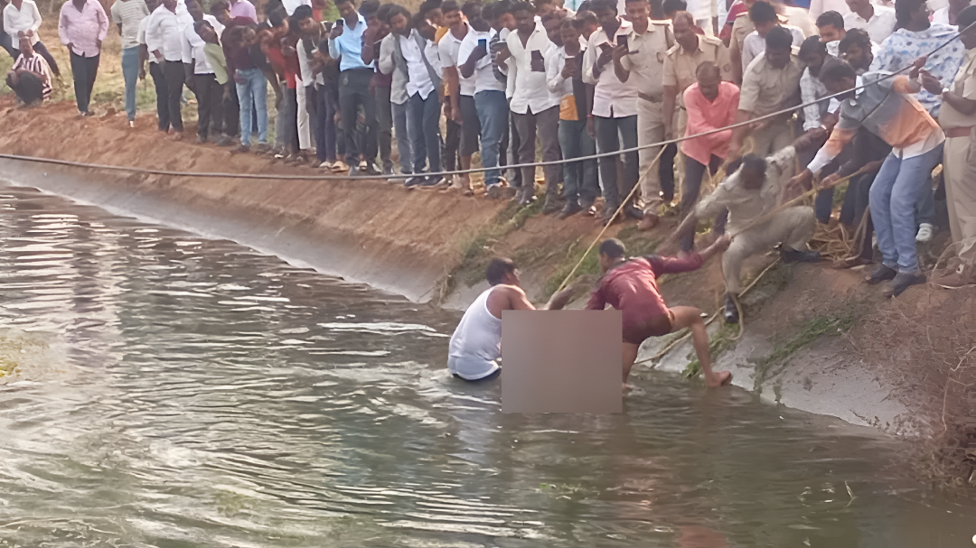 ಕಾರಂಜಾ ಡ್ಯಾಂ ಕಾಲುವೆಯಲ್ಲಿ ದುರಂತ.