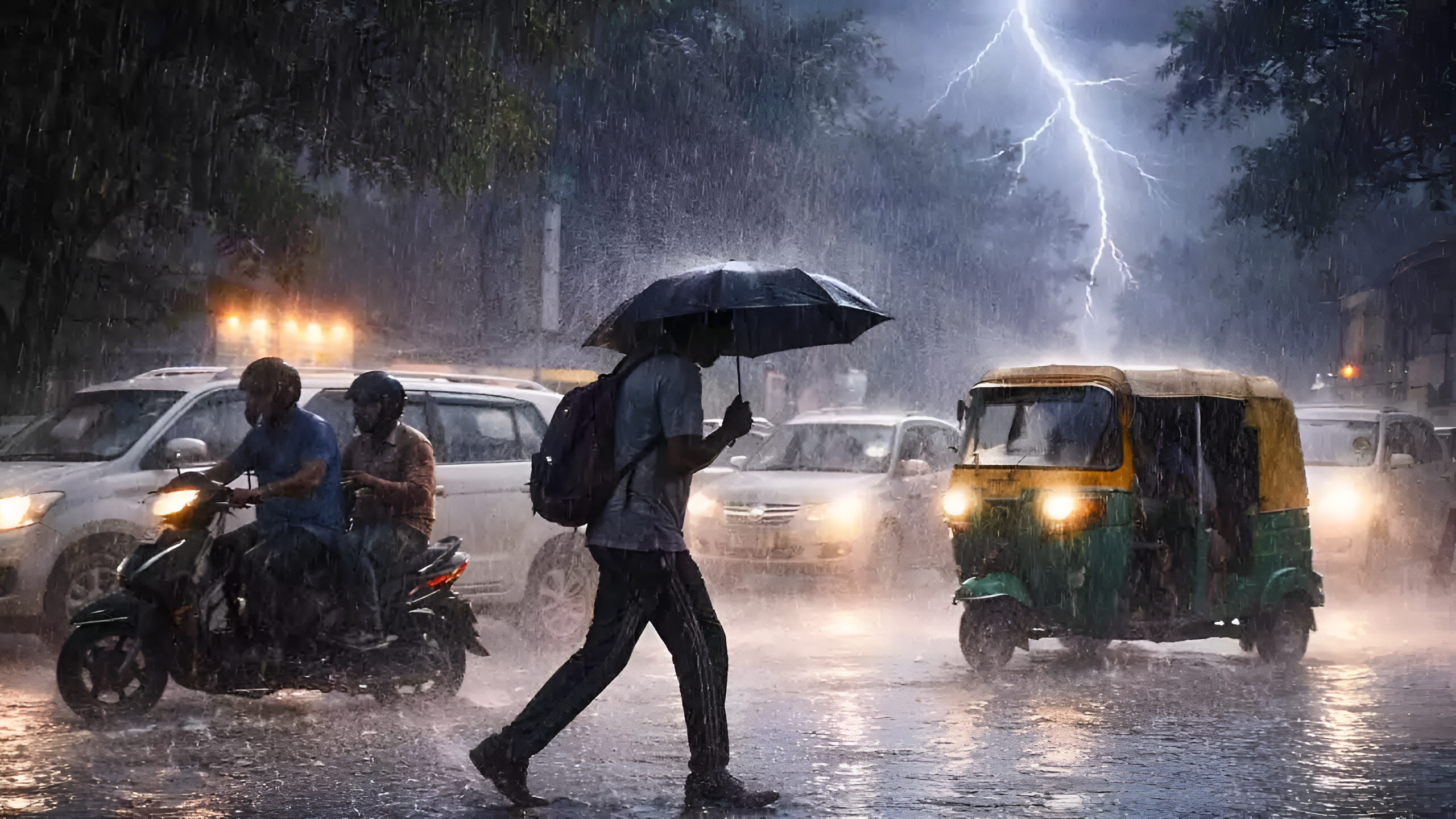 ರಾಜ್ಯದ ಹಲವು ಭಾಗಗಳಲ್ಲಿ ಗುಡುಗು-ಸಿಡಿಲು ಸಹಿತ ಮಳೆ ಸಾಧ್ಯತೆ.