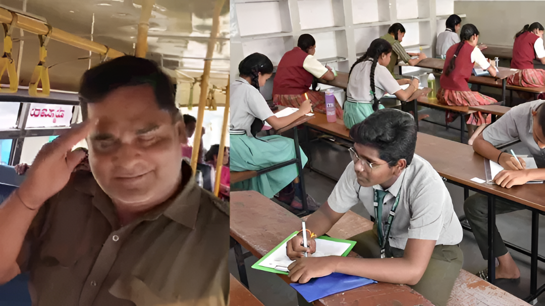 SSLC ಪರೀಕ್ಷೆಗೆ ವಿಶೇಷ ಕಾಳಜಿ: ಮಕ್ಕಳಿಗೆ ಕಂಡಕ್ಟರ್ ಮನ ಮಿಡಿತ.