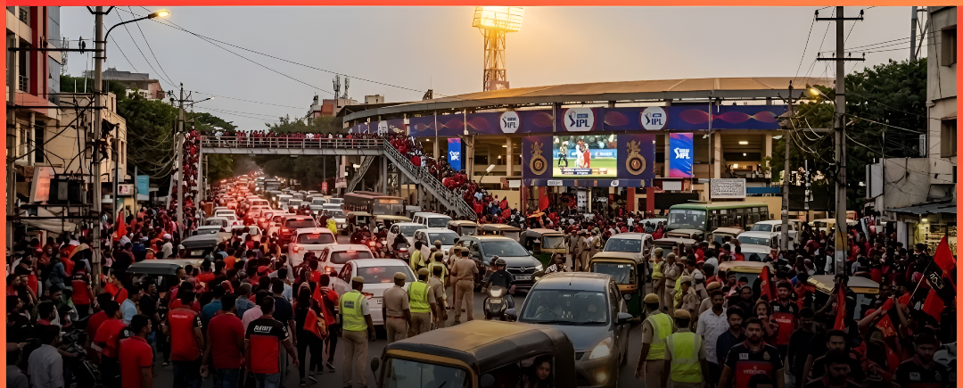 IPL ಹಬ್ಬಕ್ಕೆ ಟ್ರಾಫಿಕ್ ಬಿಗಿ ನಿಯಂತ್ರಣ: ಚಿನ್ನಸ್ವಾಮಿ ಸುತ್ತ ರಸ್ತೆ ಬಂದ್