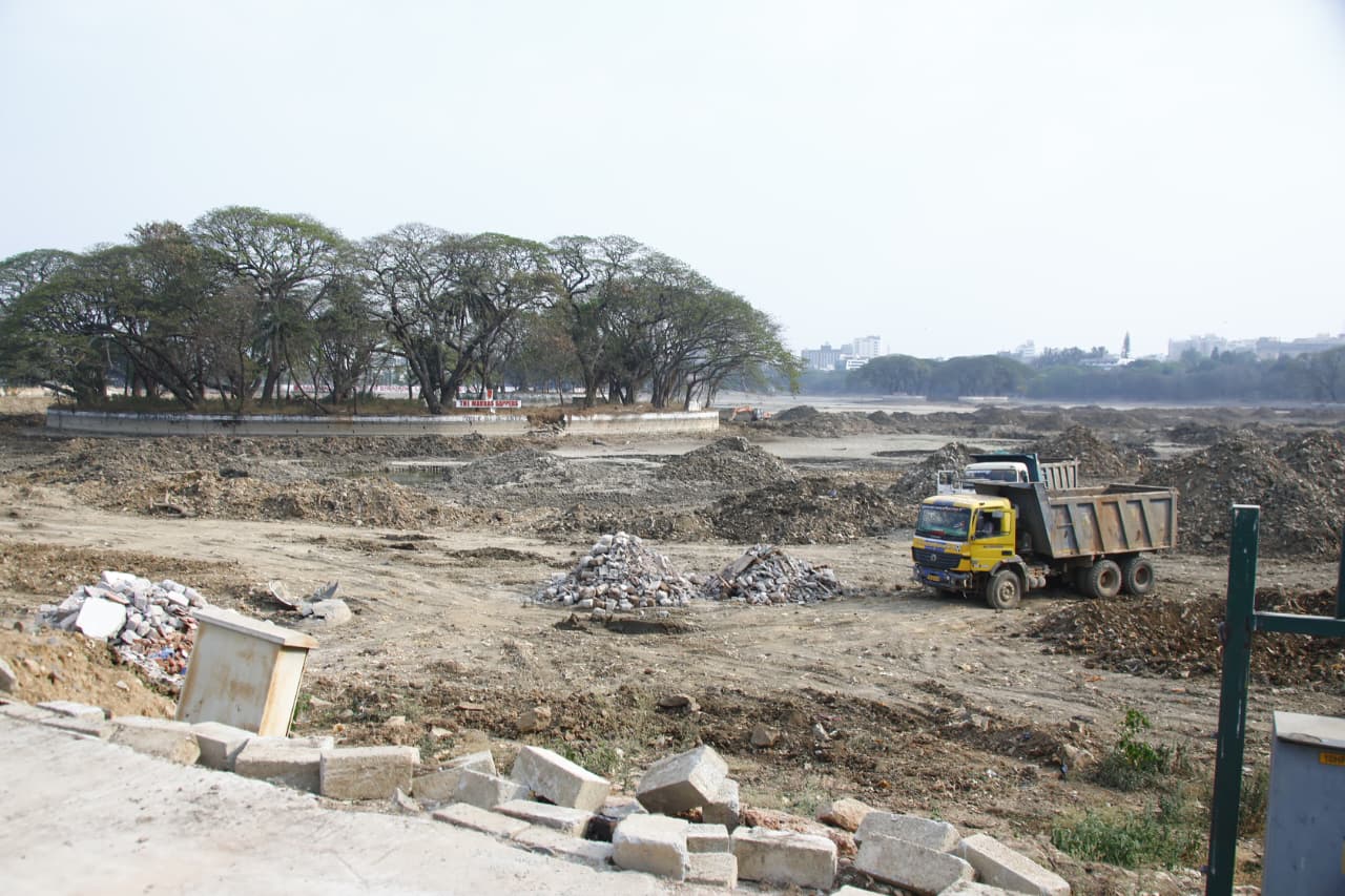 ಹಲಸೂರು ಕೆರೆಯ ಸಮಗ್ರ ಅಭಿವೃದ್ಧಿ ಕಾಮಗಾರಿಗಳು ಪ್ರಗತಿಯಲ್ಲಿ ಇದೆ.