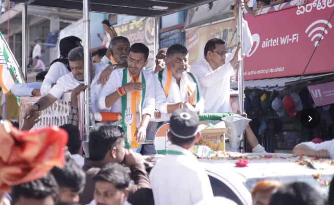 ಗ್ಯಾರಂಟಿ ಯೋಜನೆ ನಿಲ್ಲಿಸಲು BJP ಷಡ್ಯಂತ್ರ: DCM ವಾಗ್ದಾಳಿ