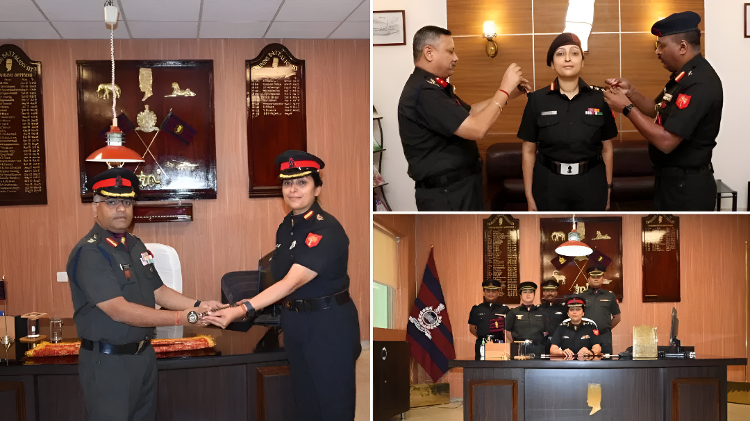 MEG ತರಬೇತಿ ಬೆಟಾಲಿಯನ್‌ಗೆ ಮೊದಲ ಮಹಿಳಾ ಕಮಾಂಡರ್.!