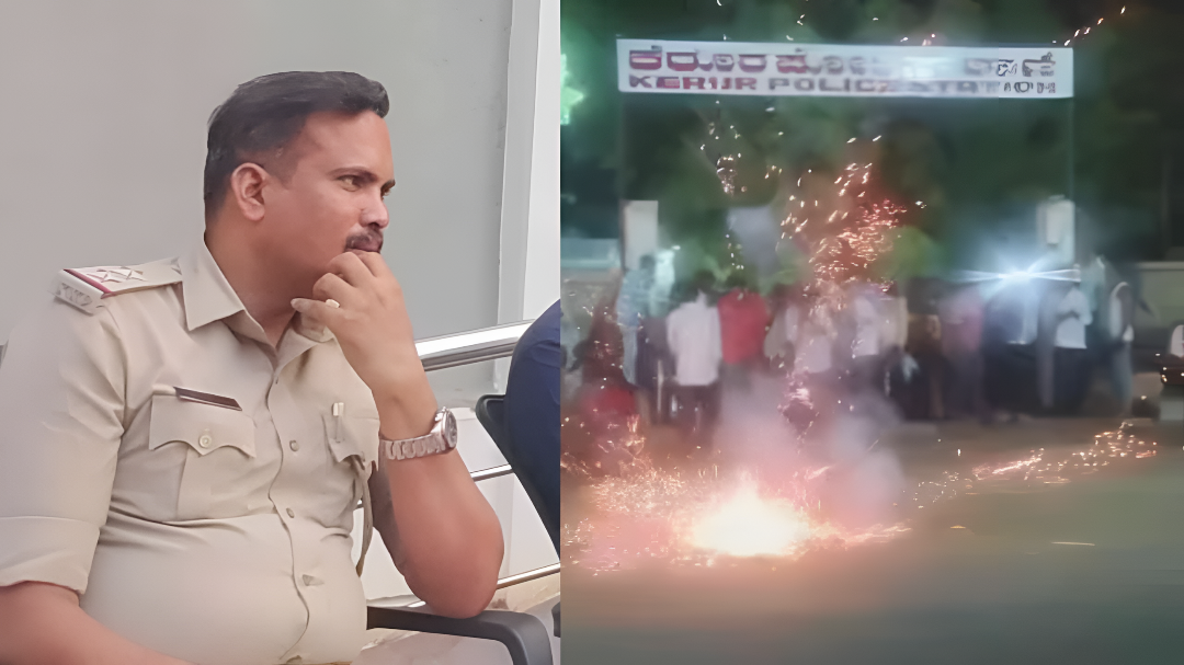 ಲೋಕಾಯುಕ್ತ ಬಲೆಗೆ PSI - PC : ಕೆರೂರು ಠಾಣೆಯಲ್ಲಿ ಪಟಾಕಿ ಸಂಭ್ರಮ