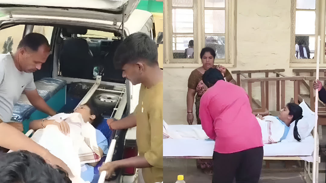ಆಂಬುಲೆನ್ಸ್‌ನಲ್ಲಿ ಬಂದು ಸ್ಟ್ರೆಚರ್ ಮೇಲೆಯೇ ಪರೀಕ್ಷೆ ಬರೆದ ಕುಸುಮಾ – SSLCಯಲ್ಲಿ ಯಶಸ್ಸು