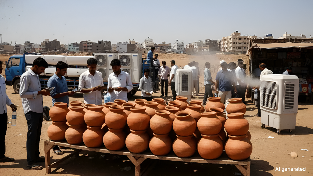 ಬೆಂಗಳೂರಿನಲ್ಲಿ ಬಿಸಿಲಿನ ತಾಪ: AC, ಕೂಲರ್, ಮಣ್ಣಿನ ಮಡಿಕೆಗೆ ಭರ್ಜರಿ ಬೇಡಿಕೆ.!