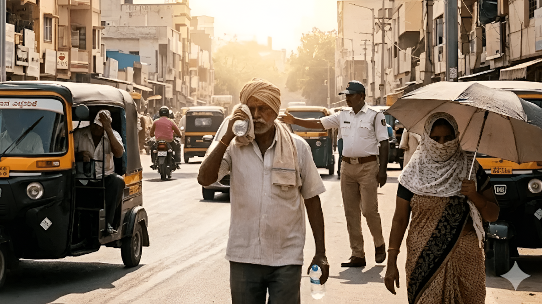 ರಾಜ್ಯದಲ್ಲಿ ಮಳೆ ಮುನ್ಸೂಚನೆ: ರಾಜ್ಯದ 10 ಜಿಲ್ಲೆಗಳಲ್ಲಿ ‘ಹೀಟ್ ವೇವ್’ ಎಚ್ಚರಿಕೆ.!