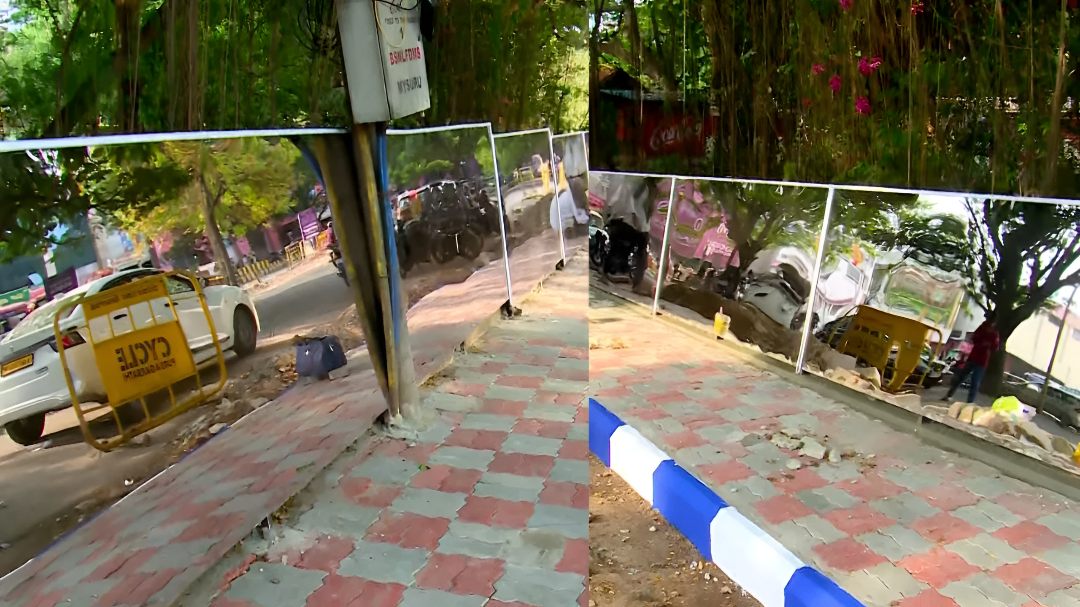 ಮೈಸೂರು ಬಸ್ ನಿಲ್ದಾಣದ ಬಳಿ ‘ಕನ್ನಡಿ ಗೋಡೆ’ ಯೋಜನೆ: ಸಾರ್ವಜನಿಕ ಮೂತ್ರ ವಿಸರ್ಜನೆಗೆ ಬ್ರೇಕ್.!