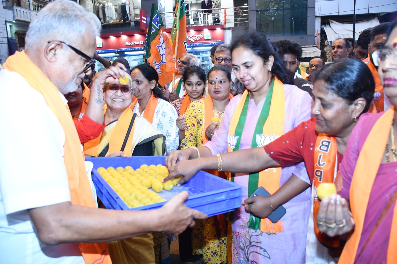 ಪಶ್ಚಿಮ ಬಂಗಾಳ, ಅಸ್ಸಾಂ, ಪುದಚೇರಿ BJP ಜಯಭೇರಿ ಸಂಭ್ರಮಾಚರಣೆ.!